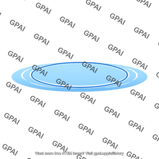 Circle on water surface