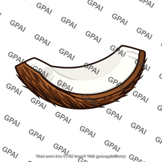 Coconut piece a