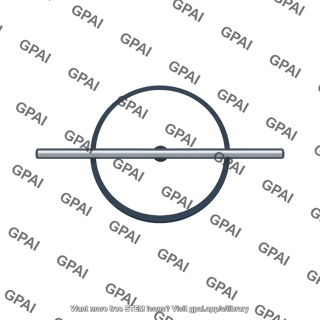 Axle through center