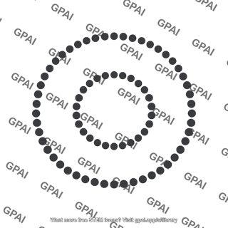 Two concentric rings of particles