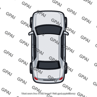 Car top view