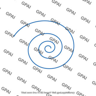 Spiral particle path