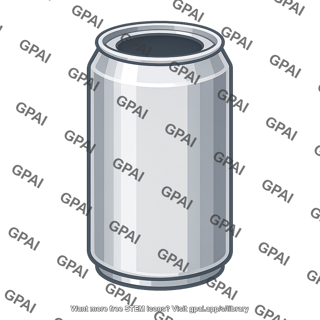 Soda can empty
