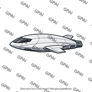 Futuristic scout ship