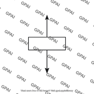 Rectangle with vertical double arrow