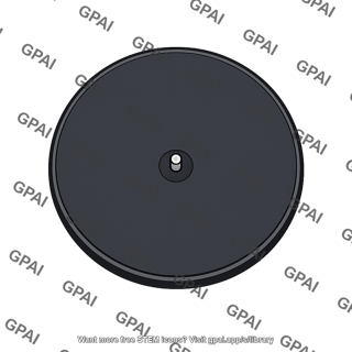 Record turntable platter