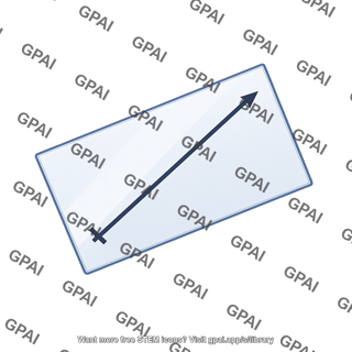 Polarizing sheet rotated