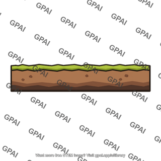 Ground cross section block