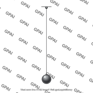 Simple pendulum vertical