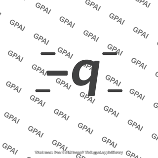 Charge negative q