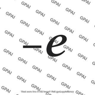 Elementary charge symbol negative