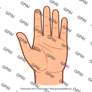 Hand open palm