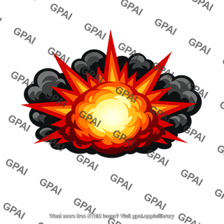 Bomb exploding
