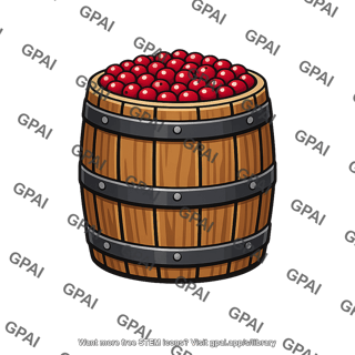 Cranberry barrel