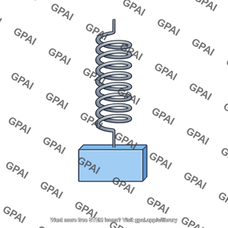 Oscillating block spring system
