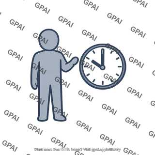 Person with clock