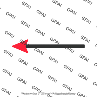Left pointing arrow