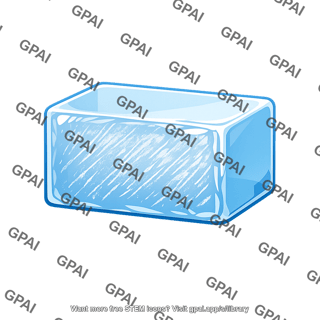 Ice block rubbing