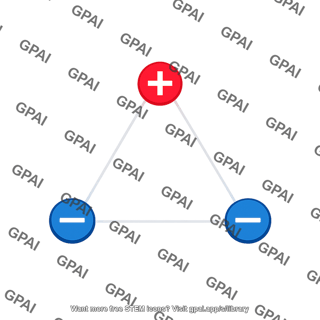 Three point charge equilateral triangle