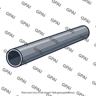 Cylindrical pipe 3d