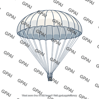 Round parachute