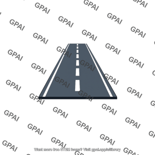 Straight road