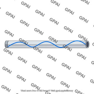 Sinusoidal wave in tube