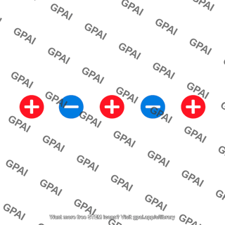Charged particle row