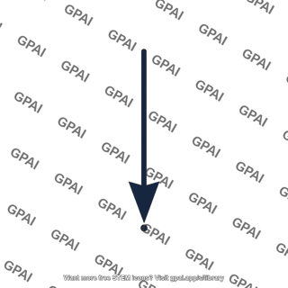 Gravitational force arrow radial