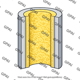 Insulating cylinder wall