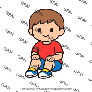 Child seated