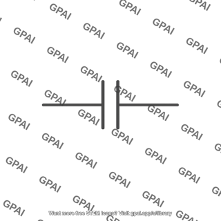 Single series capacitor