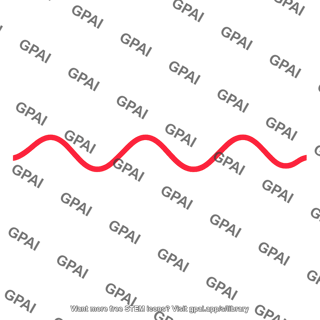 Red sinusoidal wave
