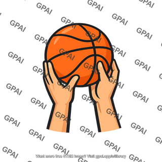 Basketball overhand push shot