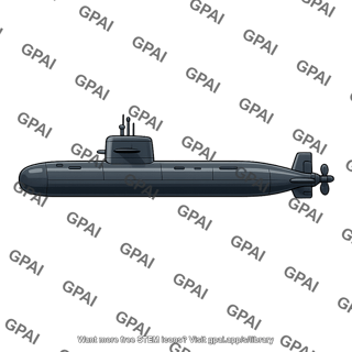 Military submarine