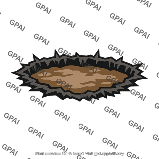 Muddy pit