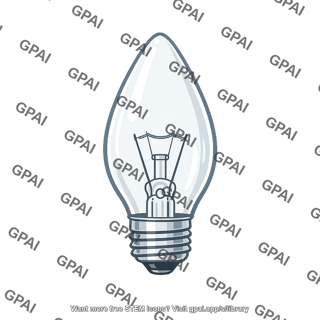 Lightbulb teardrop