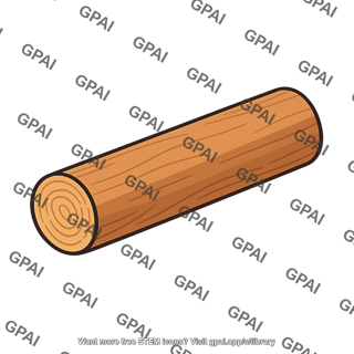 Wood cylinder