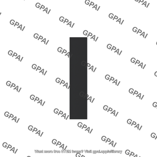 Dark vertical rectangle
