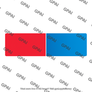 Red and blue rectangle