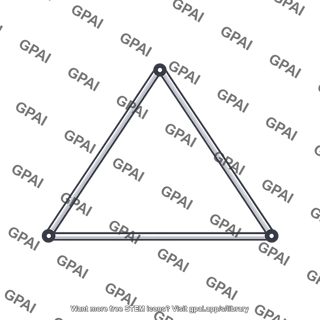 Equilateral triangle rod frame