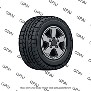 Car front tire