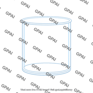 Transparent open vessel