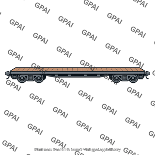 Flatcar railroad