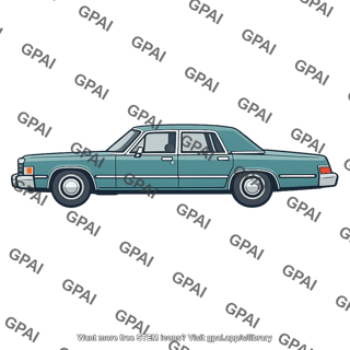 Vintage sedan