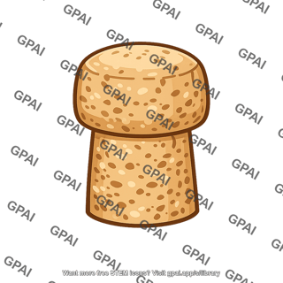 Champagne bottle cork