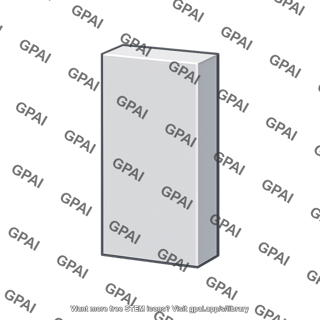 Vertical rectangular prism
