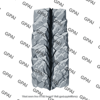 Rock fissure