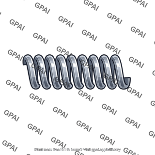 Uniform spring piece