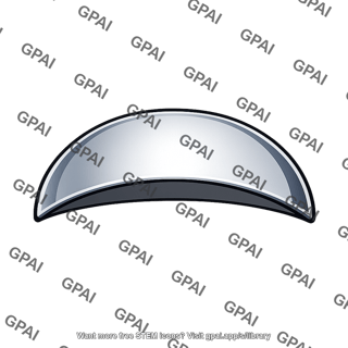 Spherical mirror convex
